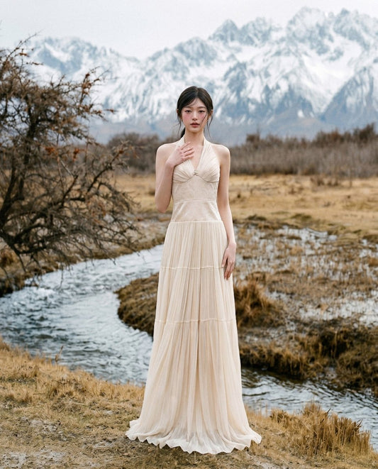 Odette Plissé Gown - LOVELYN