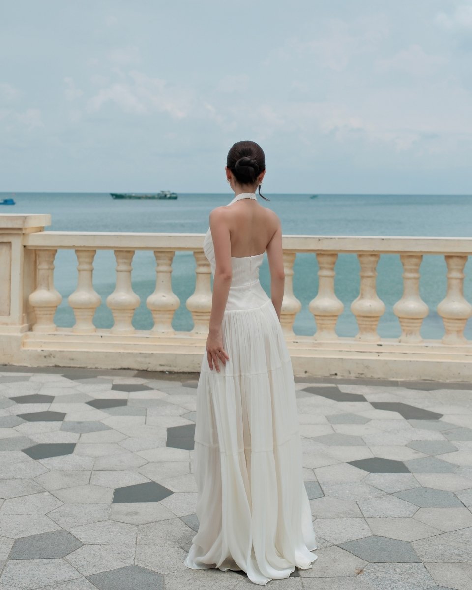 Odette Plissé Gown - LOVELYN