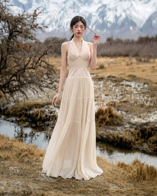 Odette Plissé Gown - LOVELYN