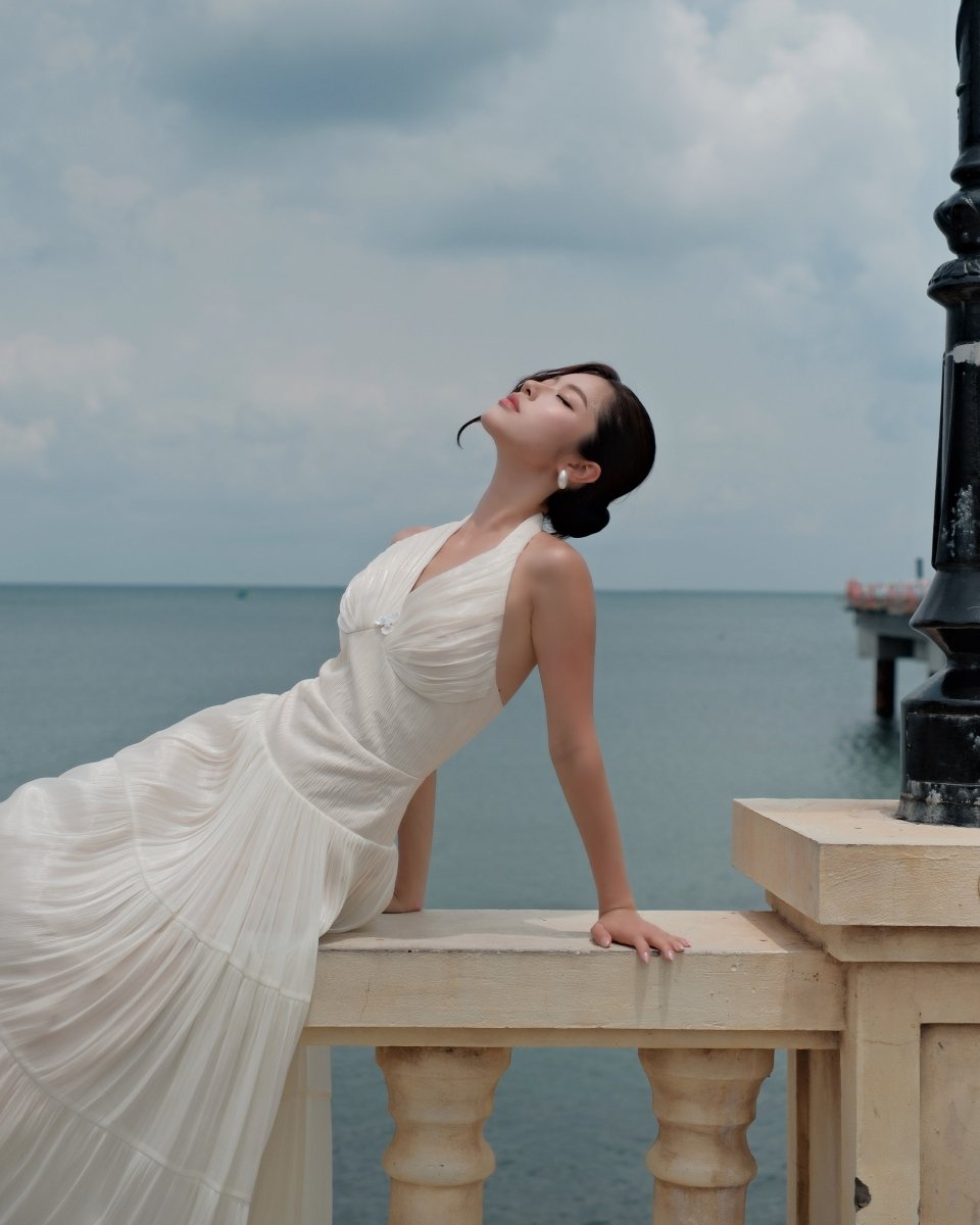 Odette Plissé Gown - LOVELYN