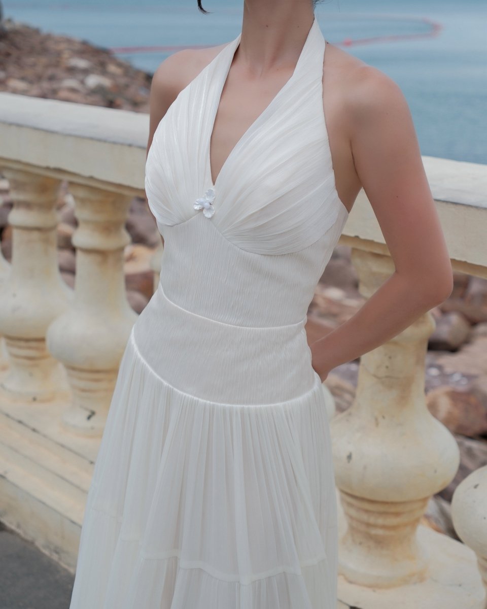 Odette Plissé Gown - LOVELYN
