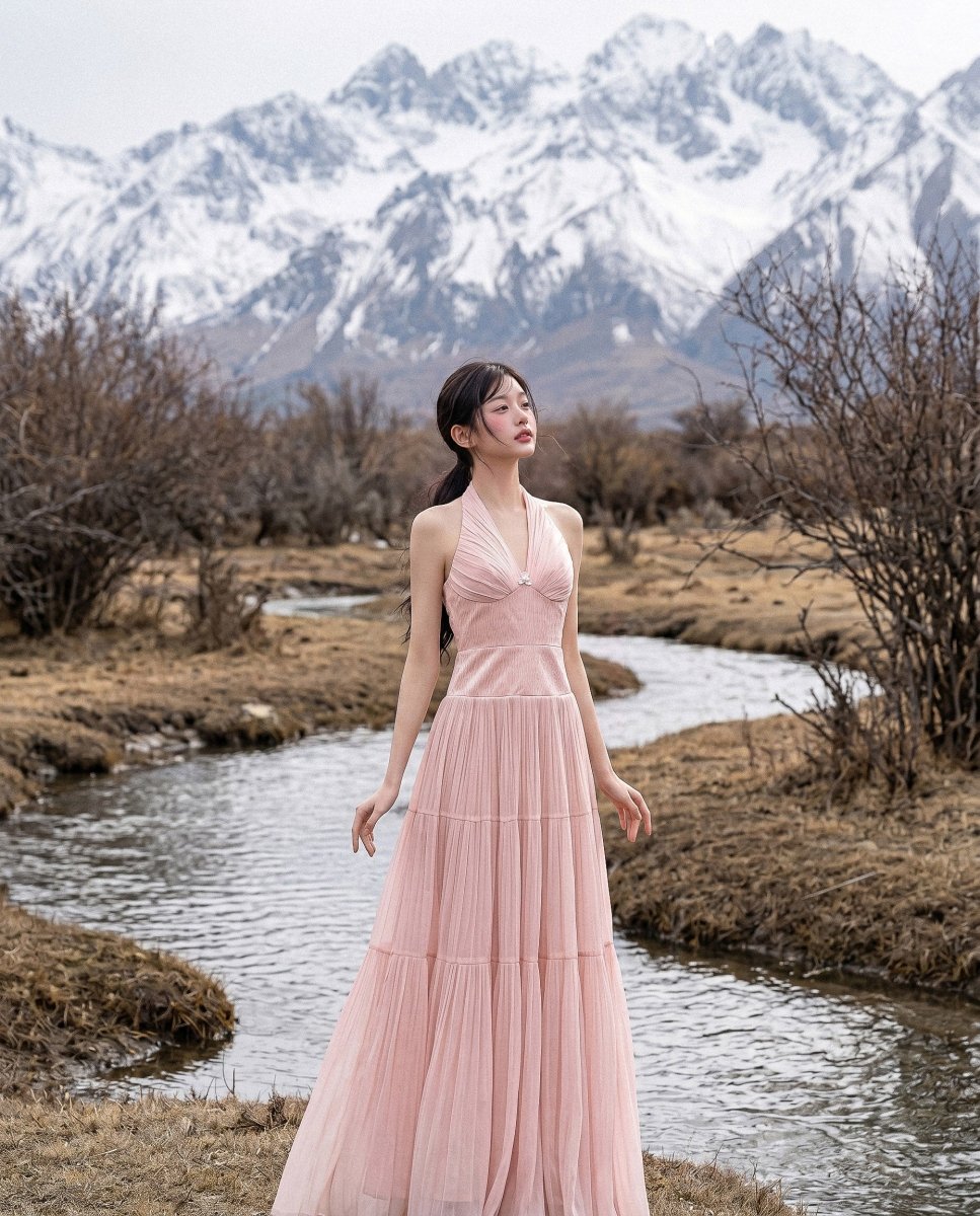 Odette Plissé Gown - LOVELYN