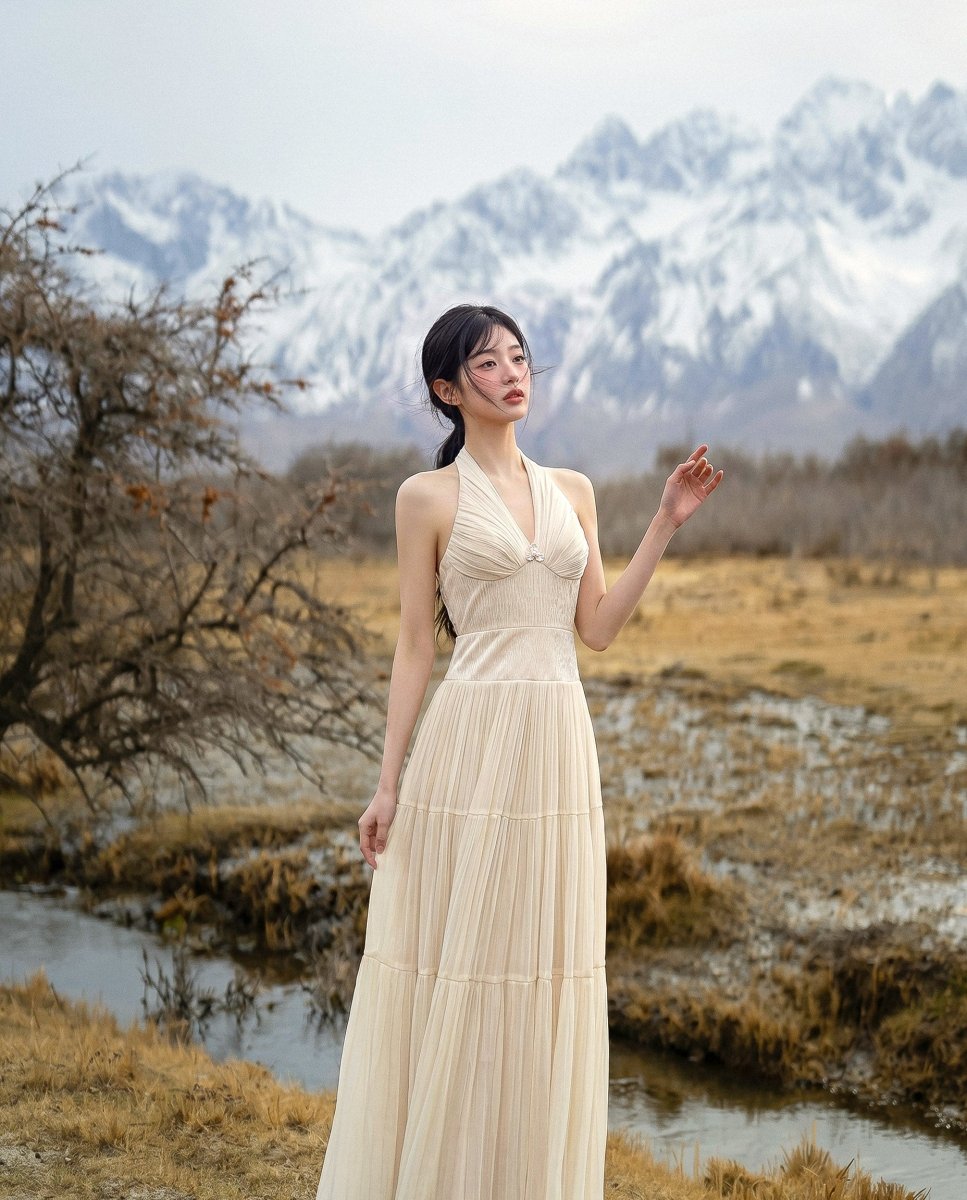 Odette Plissé Gown - LOVELYN