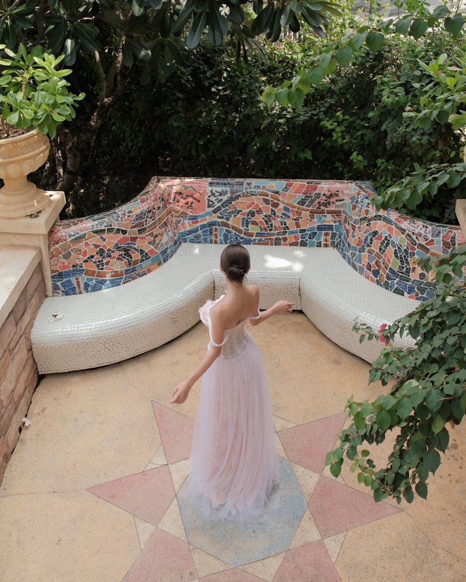 Rosalie Draped Gown - LOVELYN